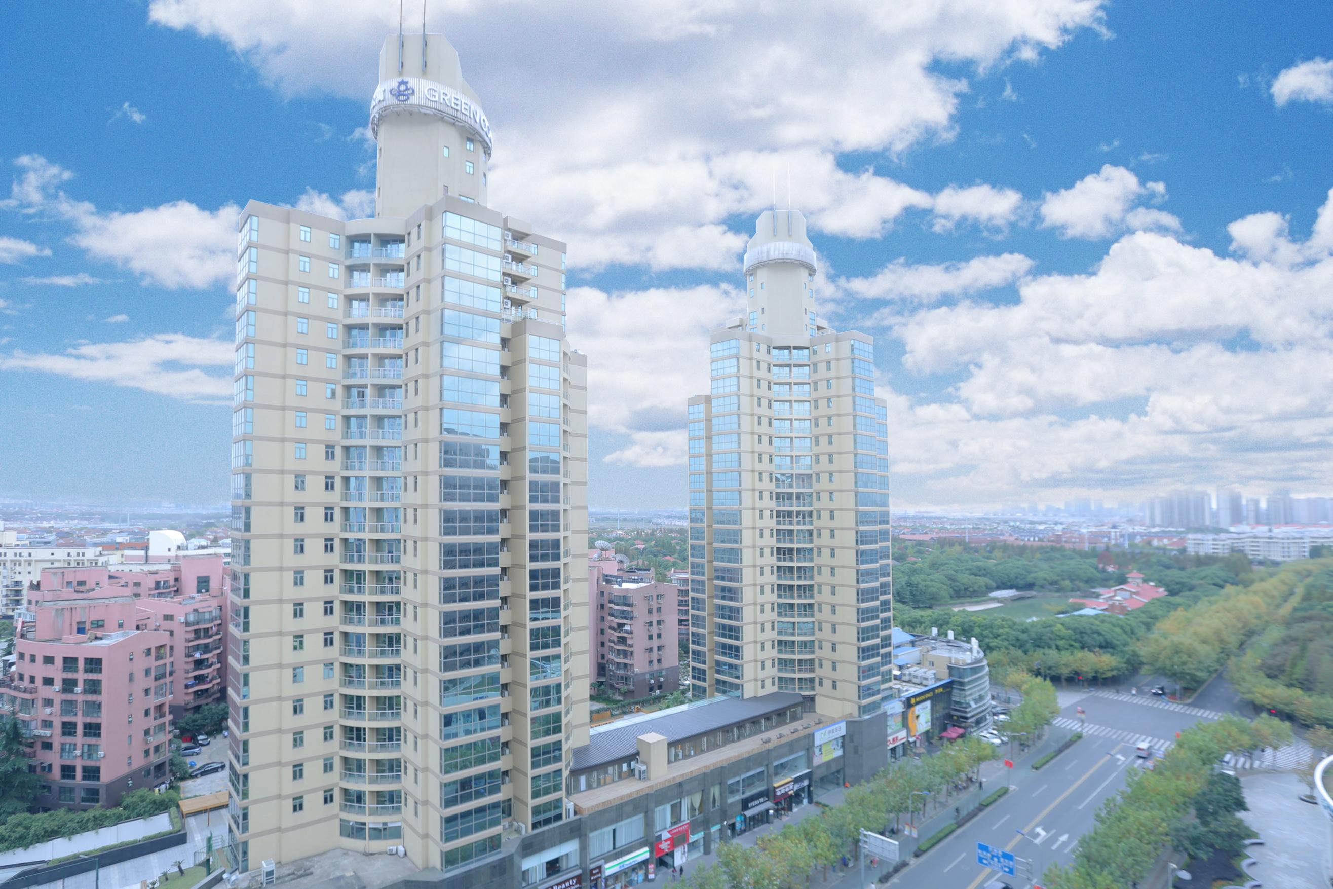 Green Court Residence Jinqiao Diamond Шанхай Екстериор снимка
