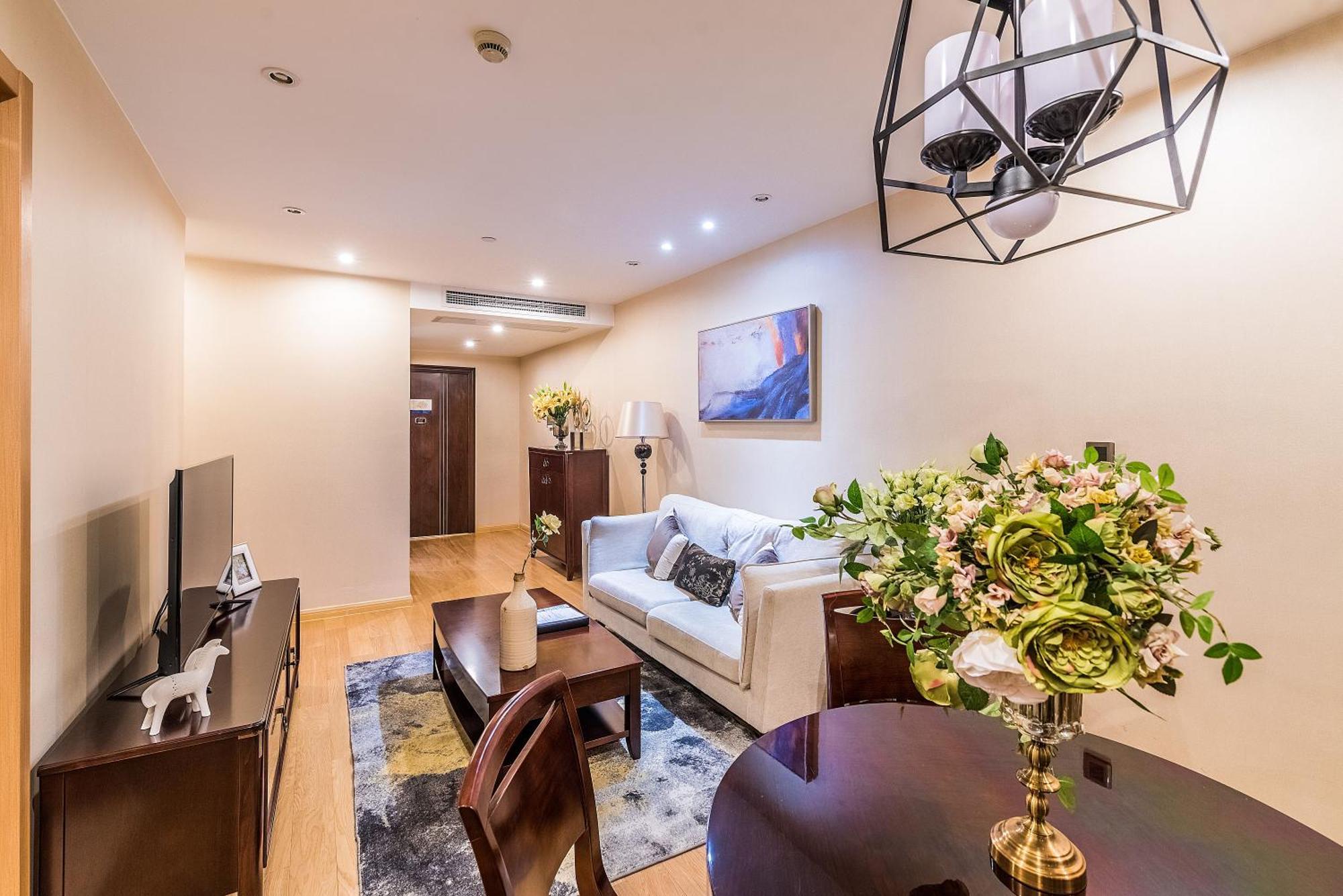 Green Court Residence Jinqiao Diamond Шанхай Екстериор снимка