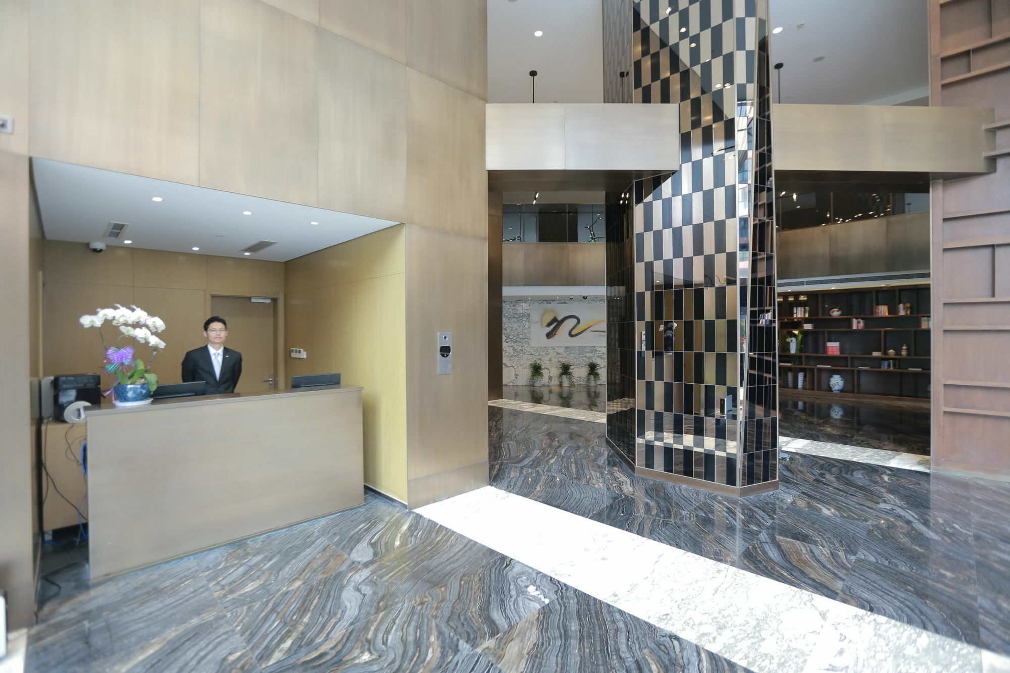 Green Court Residence Jinqiao Diamond Шанхай Екстериор снимка